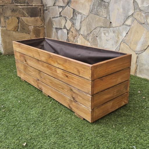 Jardinera 120x40x40 Lasur Teka [1]