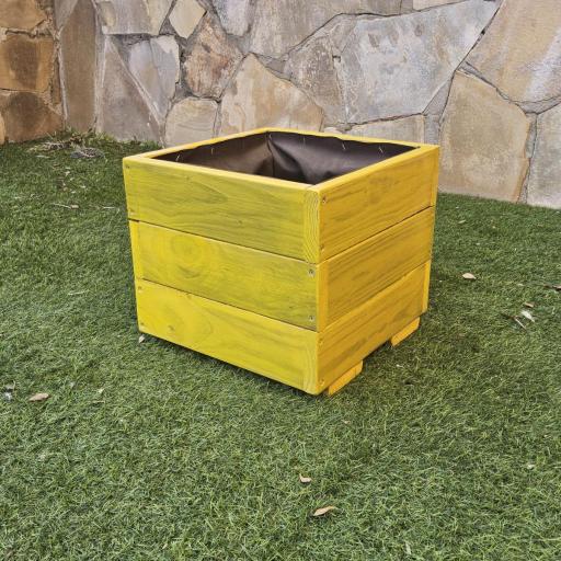 Jardinera 35x35x30 Lasur Amarillo [1]