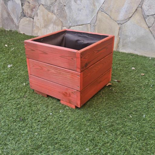 Jardinera 35x35x30 Lasur Rojo [1]