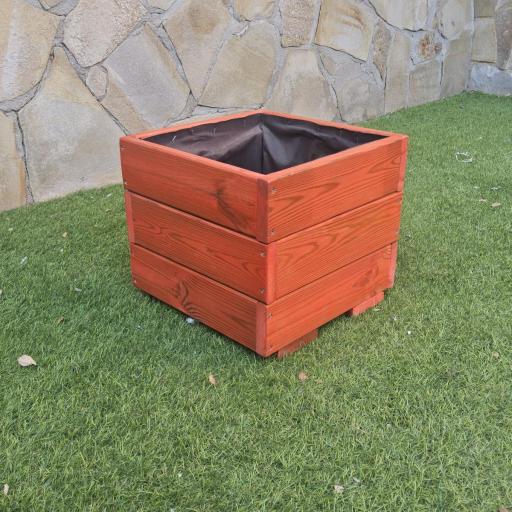 Jardinera 35x35x30 Lasur Rojo [2]