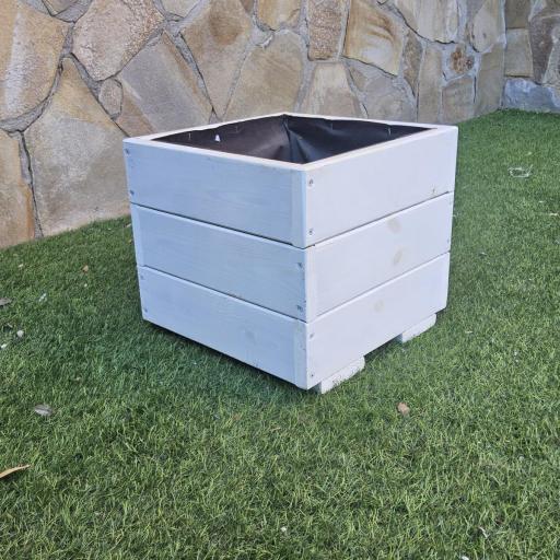Jardinera 35x35x30 Lasur Blanco [1]