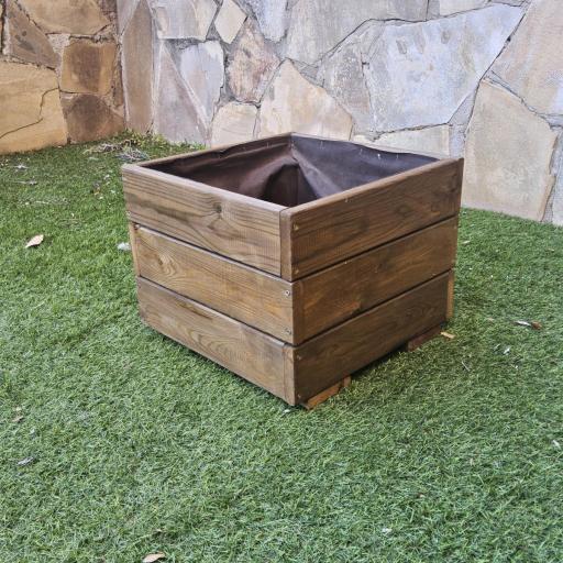 Jardinera 40x40x30 Lasur Nogal [1]