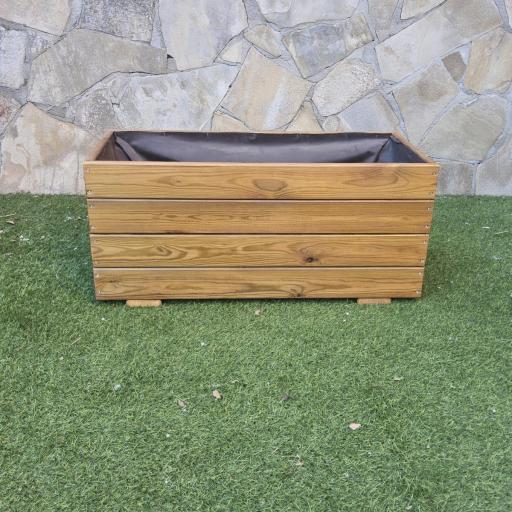Jardinera 90x40x40 Lasur Teka [0]