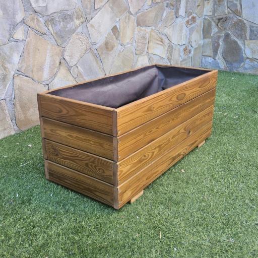 Jardinera 90x40x40 Lasur Teka [2]