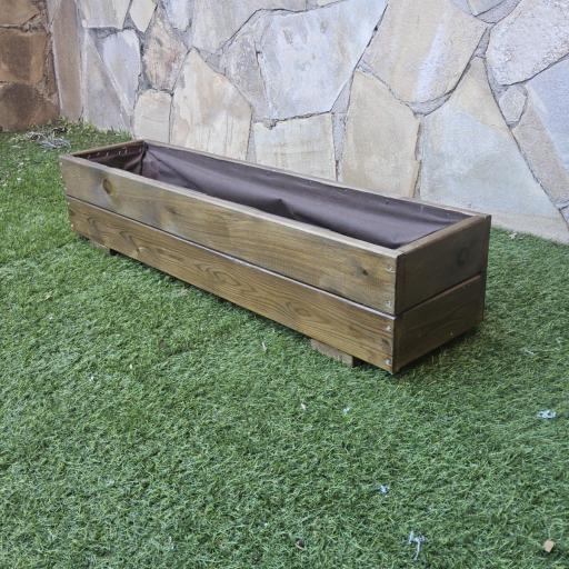 Jardinera 100x25x20 Lasur Nogal [2]