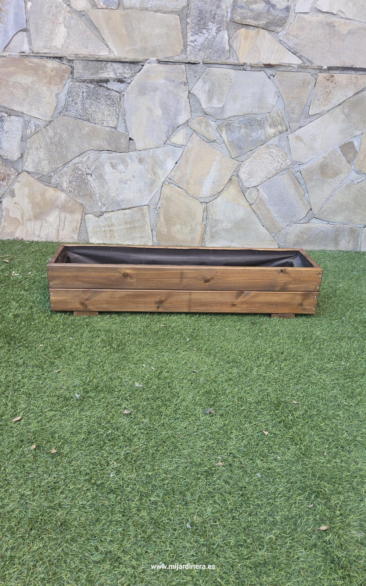 Jardinera 100x25x20 Lasur Marrón