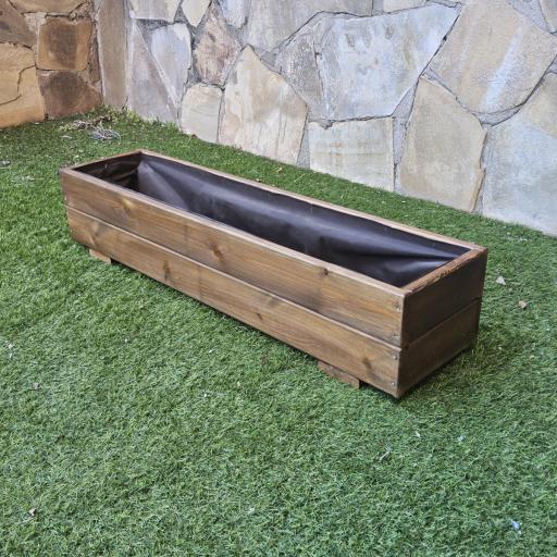 Jardinera 100x25x20 Lasur Marrón [2]