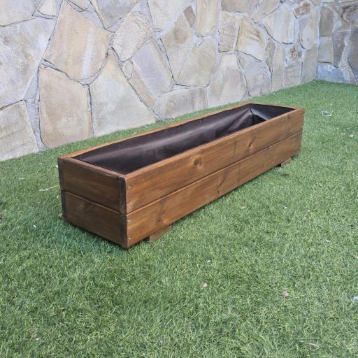 Jardinera 100x25x20 Lasur Marrón [1]