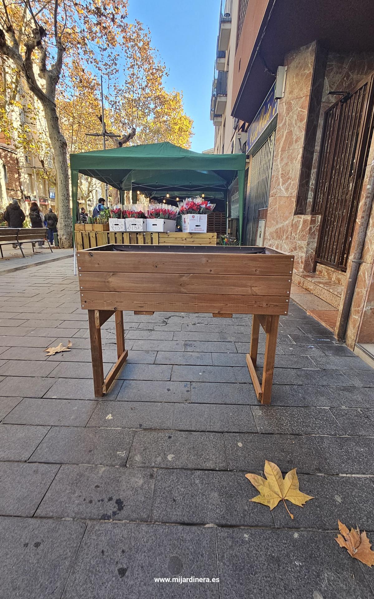 Huerto Urbano 100x50x30 a 80 de alto Termotratado