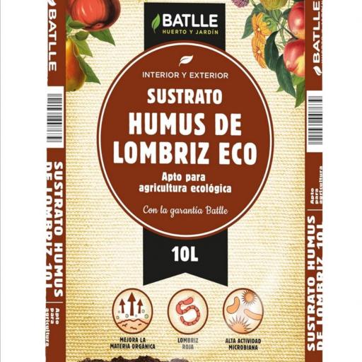 Sustrato Humus Lombriz 10L