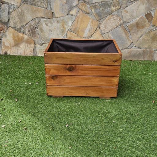 Jardinera 60x40x40 Lasur Teka [0]