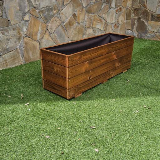 Jardinera 110x30x40 Lasur Teka [2]
