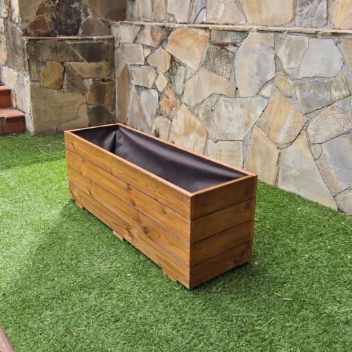 Jardinera 110x30x40 Lasur Teka [1]