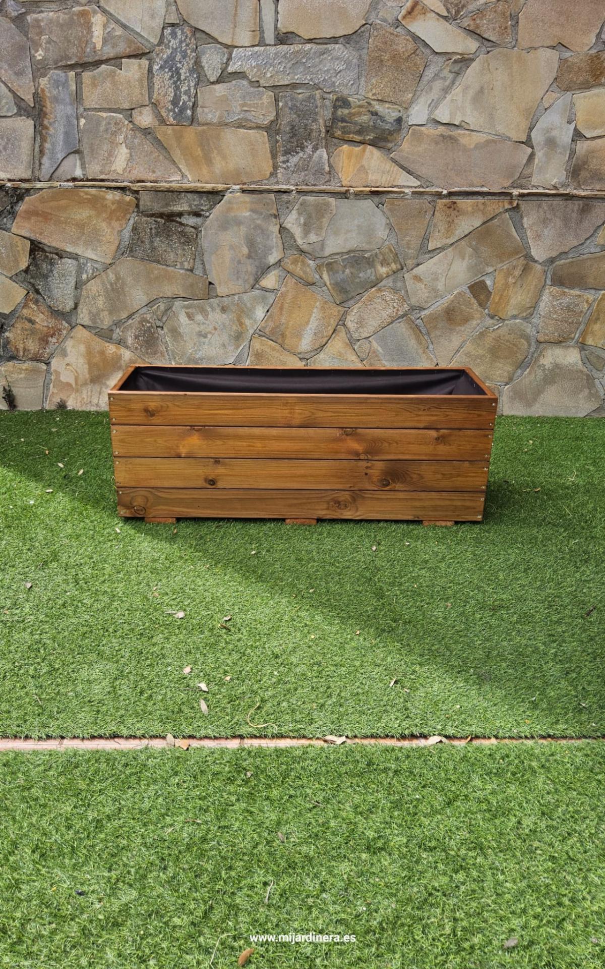 Jardinera 110x30x40 Lasur Teka