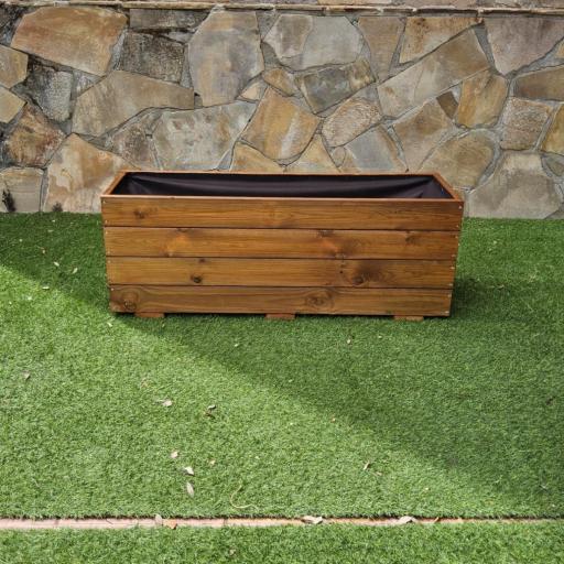 Jardinera 110x30x40 Lasur Teka [0]