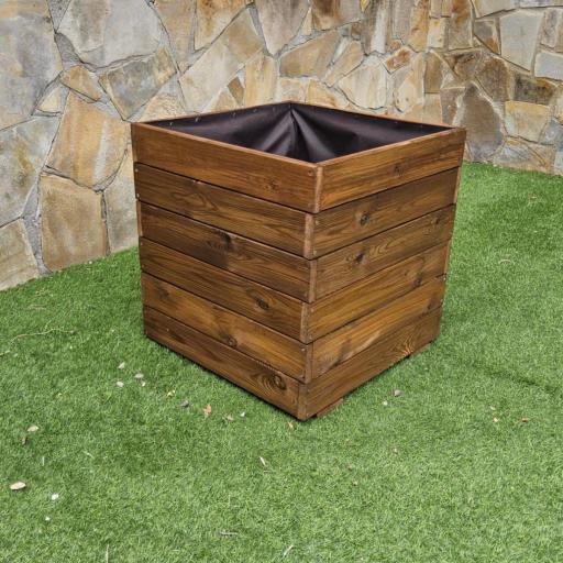Jardinera 60x60x60 Lasur Nogal [2]