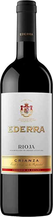 Ederra Crianza - Vino tinto DO Rioja, 100% Tempranillo -75cl