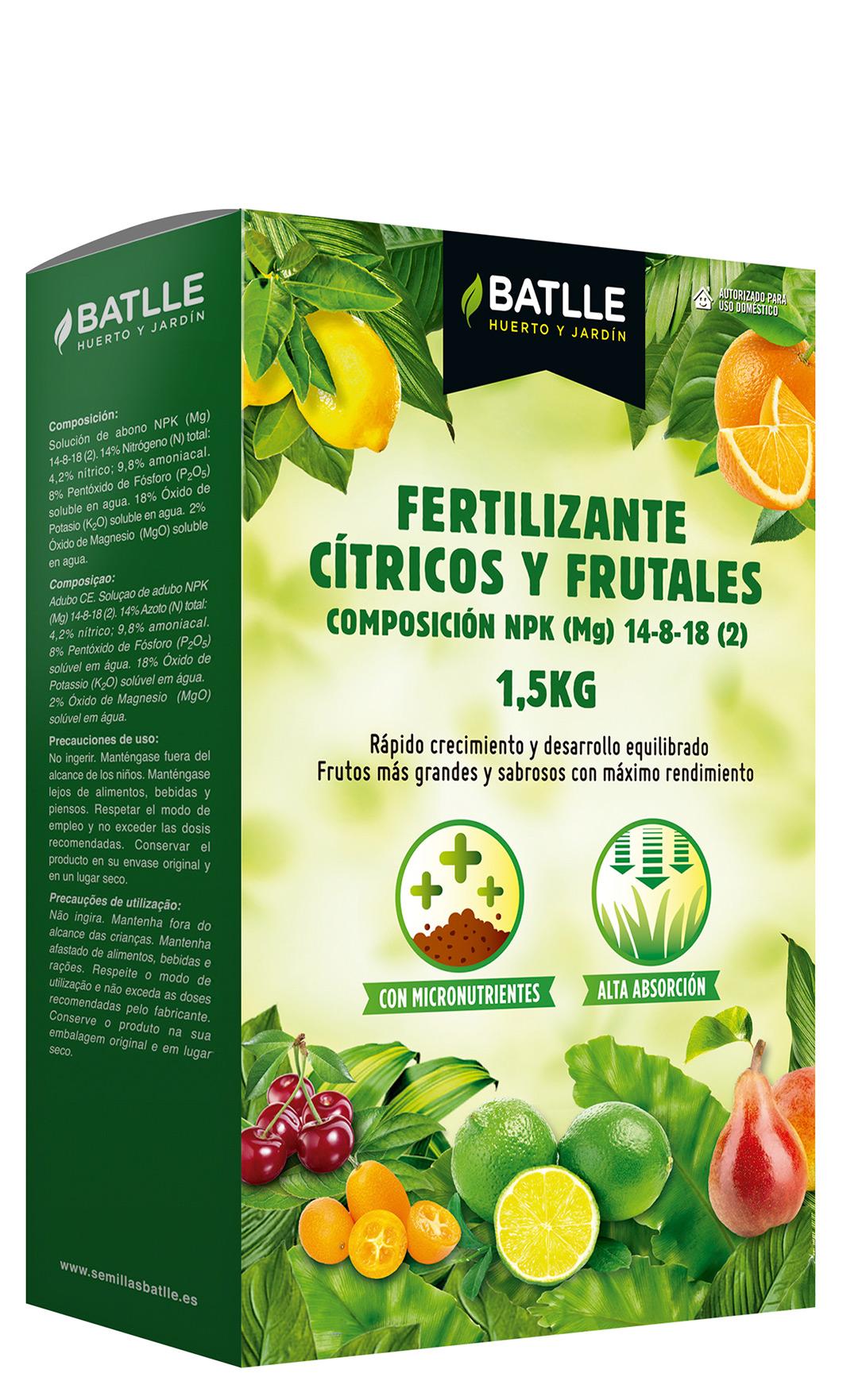 FertilizanteCÍTRICOS Y FRUTALES 1.5Kgl- Batlle