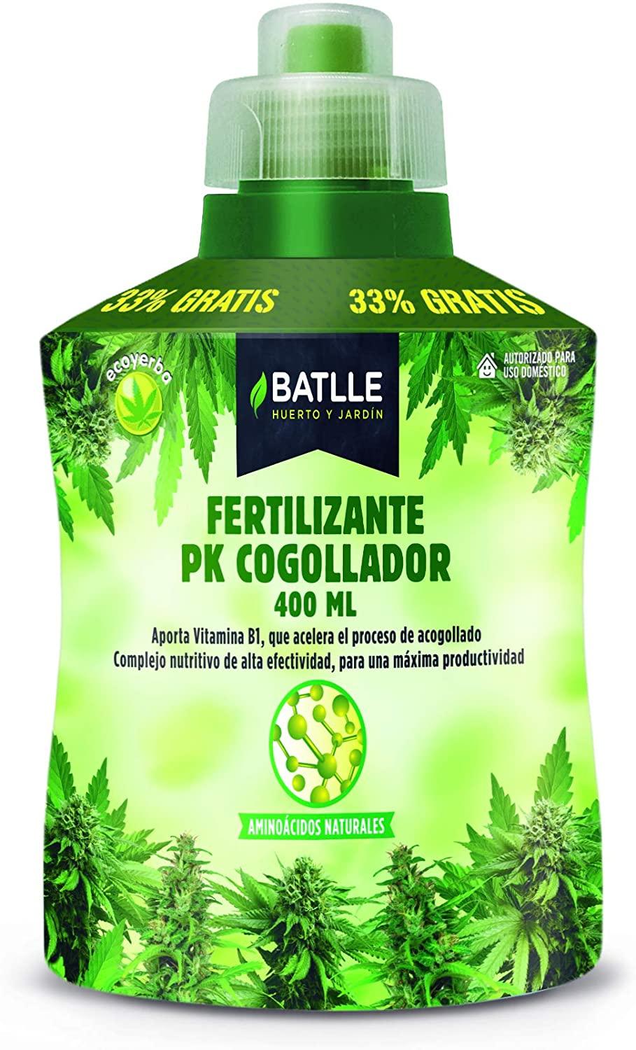 Fertilizante Ecoyerba COGOLLADOR. Batlle. 400 ml.