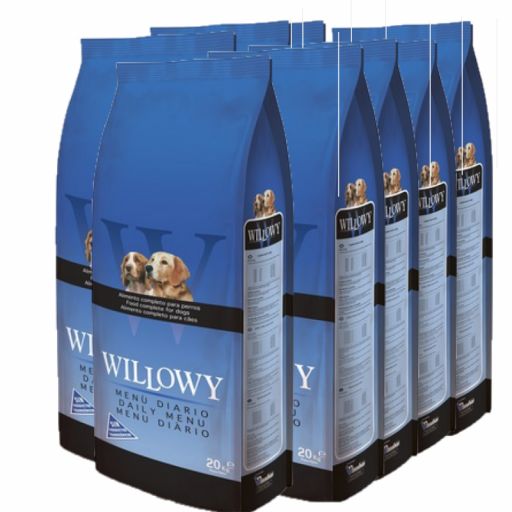   PACK de 5 Sacos DE 20 kg de Willowy Menú DIARIO con 5% de DTO [0]