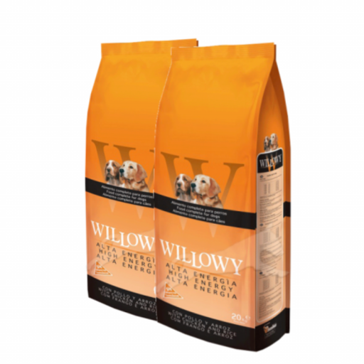 PACK DE 2 Sacos DE 20 kg  de Willowy ALTA ENERGÍA con 2% de DTO [0]