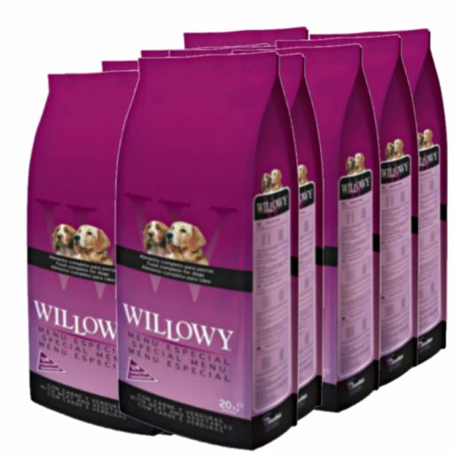  PACK DE 10 Sacos DE 20 kg  de Willowy Menú ESPECIAL con 10% de DTO [0]