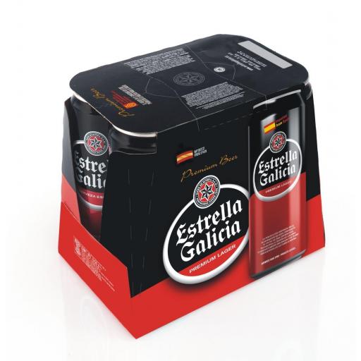 Cerveza Especial  Estrella Galicia. PACK 6 Latas 33cl [0]