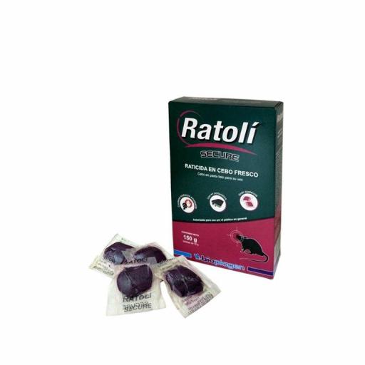 Raticida RATOLÏ Cebo fresco 150 gr. Bioplagen. [0]