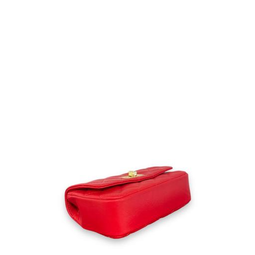 Bolso mini acolchado rojo [2]