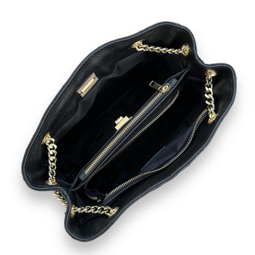 Handbag acolchado negro [5]