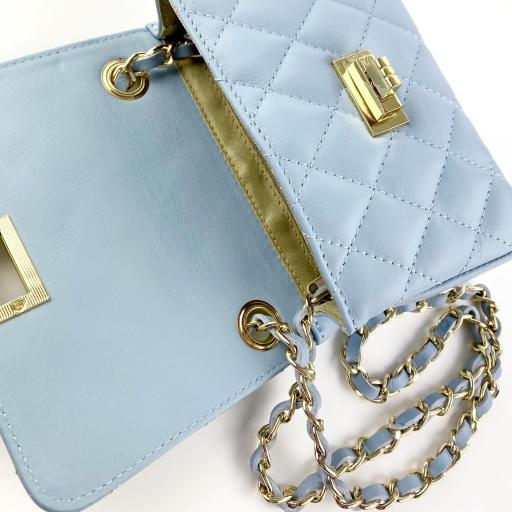 Bolso mini acolchado Azul [2]