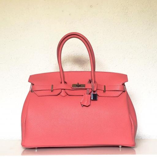 Handbag candado rosa chicle 