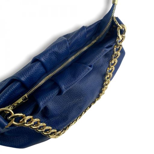bolso de mano cadena azul marino [2]