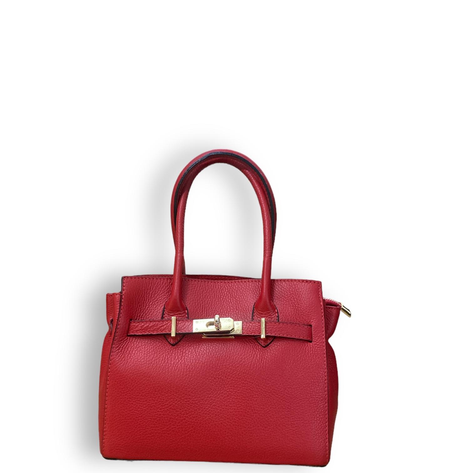 Midi handbag candado rojo
