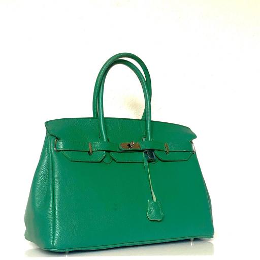 Bolso handbag candado verde [1]