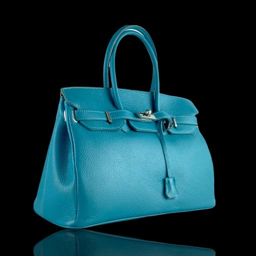 handbag candado azul  turquesa [3]
