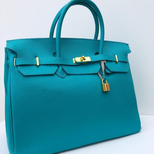 handbag candado azul turquesa Maxi [1]