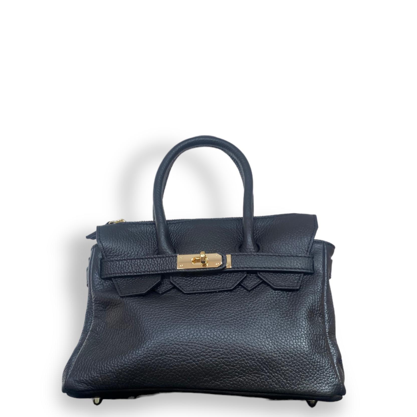 Mini handbag retro negro 