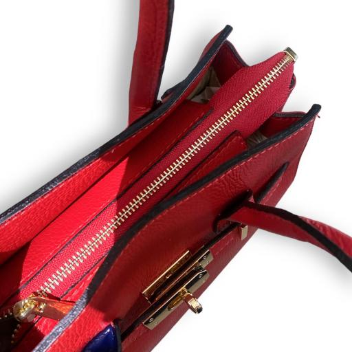Midi handbag candado rojo [4]