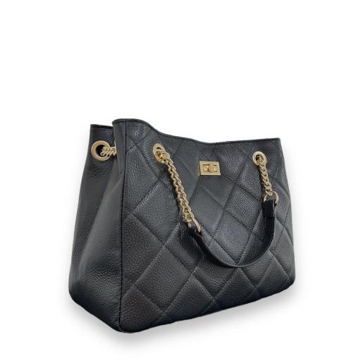 Handbag acolchado negro [1]