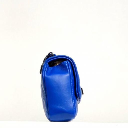 Bolso mini acolchado azul clein [2]