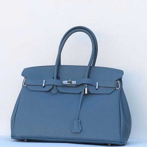 handbag candado  azul [0]