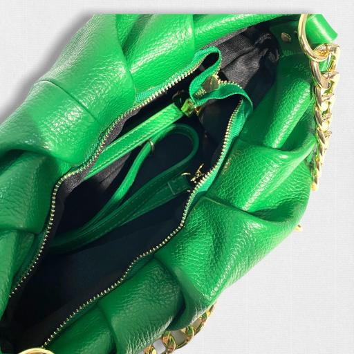 bolso de mano cadena verde [2]