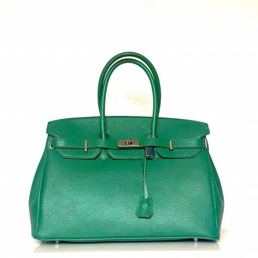 Bolso handbag candado verde [0]