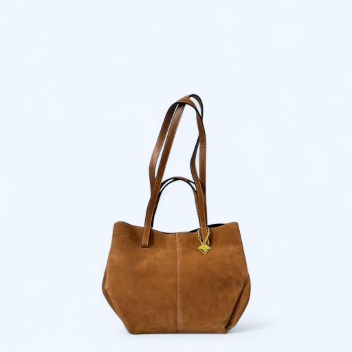 Bolso  Luna M Camel ante 