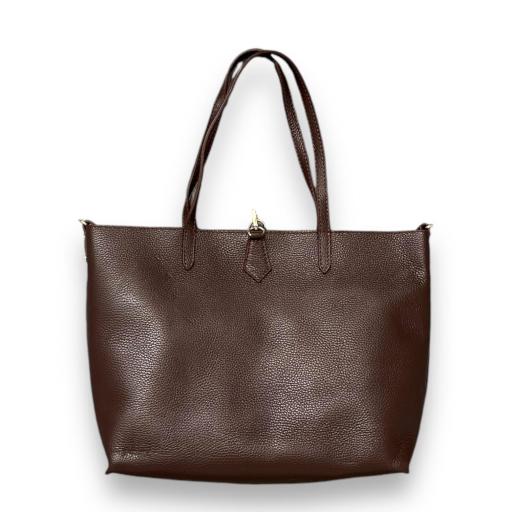 Tote Shopper piel chocolate [0]