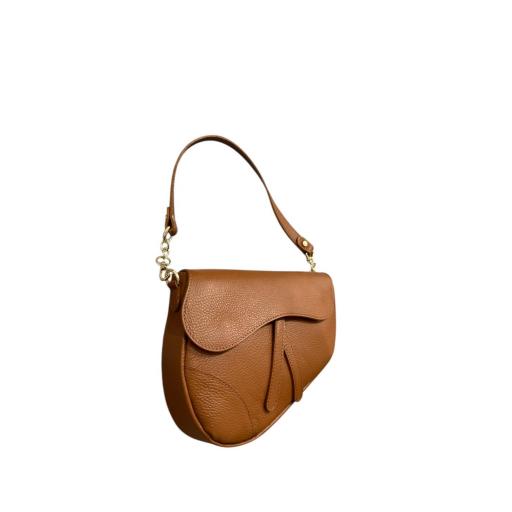 Bolso silla  de montar piel camel [4]