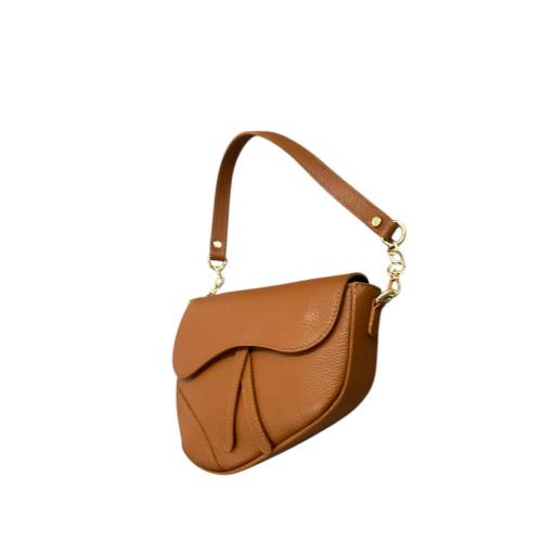 Bolso silla  de montar piel camel [6]