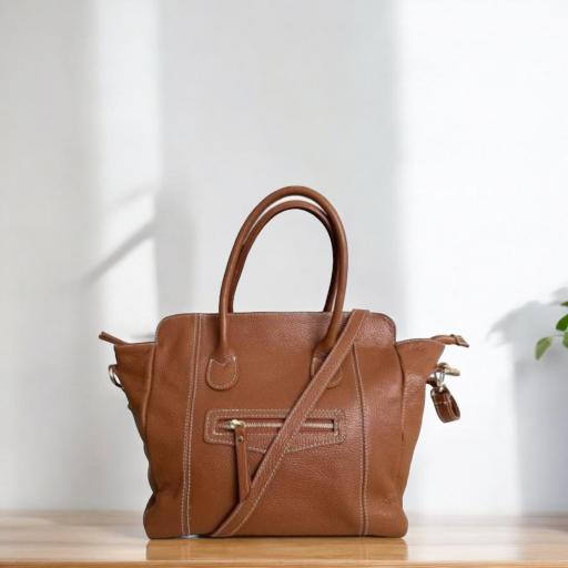 Bolso Chicago camel