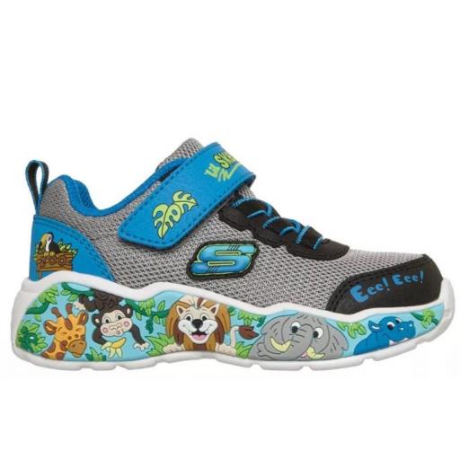 Zapatillas Skechers Play Scene Animales Velcro